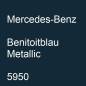 Preview: Mercedes-Benz, Benitoitblau Metallic, 5950.